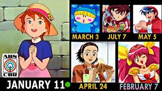 ⏪50 MGA NOSTALGIC ANIME NG ABS-CBN 2 MAGMULA 1999 HANGGANG 2010 (with PREMIERES)