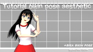 🍡TUTORIAL BIKIN POSE TERBARU[BISA BIKIN POSE SENDIRI ☕🍃]||TUTORIAL SAKURA SCHOOL SIMULATOR #1