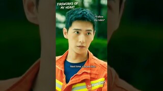 Angry Chief😡 Looks hot😊 #fireworksofmyheart #shorts #yangyang #wangchuran #cdrama #我的人间烟火