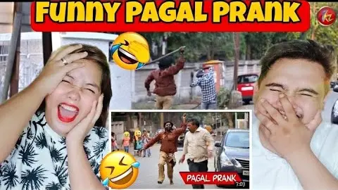 Funny Pagal Prank Psycho Guy Prank|Best Prank in India 2019 | Mad man Prank|Zukazo|  FUNNY REACTION!! - Bilibili
