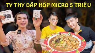 TY THY đập hộp MICRO RODE GO giá 5 triệu đồng - Ty Thy Vlog Gỏi đu đủ