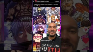 Who wins each random #anime/#manga 1v1 #fight? #vs #naruto #onepiece #mha #jjk #boruto #7ds #shorts