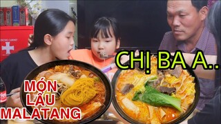 🇰🇷CHỊ BA ĐÃI CẢ NHÀ LẨU MALATANG , MÓN ĂN TRUNG QUỐC | Việt Hàn Family