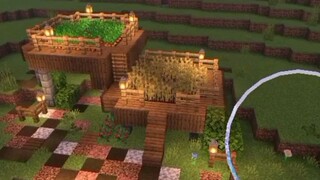 Cara mrmbuat farm simple dan aesthetic di minecraft yt : REARKHA