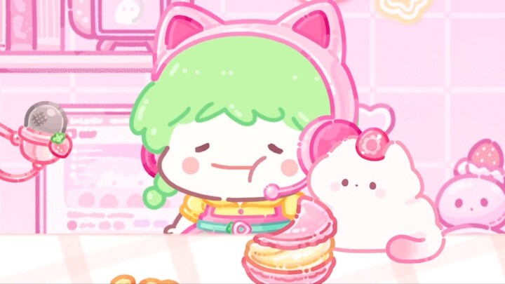 Deliver  📦 food kasama kumain Si Strawberry Mochi soon lang na