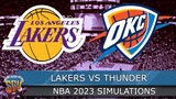 Los Angeles Lakers vs Oklahoma City Thunder Full Game Highlights - NBA Today 12/23/23 (NBA 2K24 Sim)