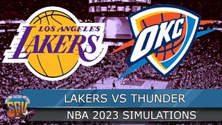 Los Angeles Lakers vs Oklahoma City Thunder Full Game Highlights - NBA Today 12/23/23 (NBA 2K24 Sim)