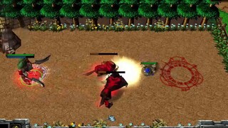 في لعبة "Warcraft 3"، من هو البطل الذي يقتل أكبر عدد من قنابل الغنائم في الثانية؟