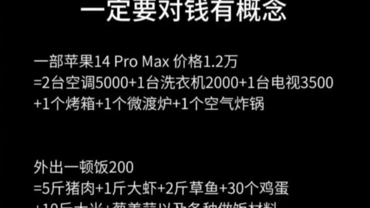 You must have a clear understanding of money.