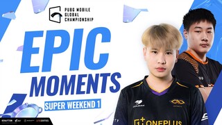 SUPER WEEKEND 1 | KHOẢNH KHẮC XUẤT THẦN PMGC 2021 | PUBG MOBILE