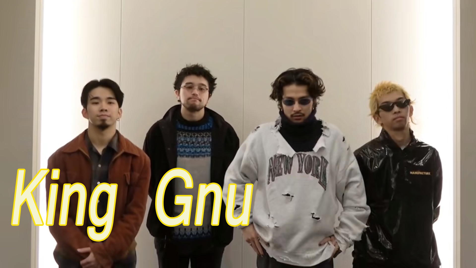 King Gnu Is Here On Bilibili - Bilibili