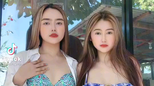 friendship goals bikini reveal