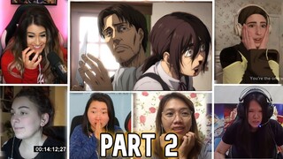 Girls Reaction Mashup | Attack On Titan Season 4 Episode 13 Part 2