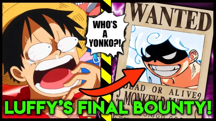 Luffy's FINAL Bounty & the 4 New Yonko REVEALED!! The MOST SHOCKING Chapter Ever! One Piece 1053