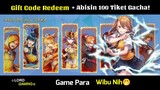 Game nya Para Wibu nih🤭 Gift Code Redeem + Momen Abisin 100 Tiket Gacha | Lord Gaming Official