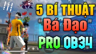 Những Bí Thuật " Mode Vip " Cài 1 Lần Dùng Cả Đời Tại OB34 - Free Fire