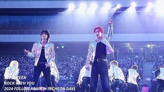 [세븐틴] Rock with you 첫콘 직캠(4K60fps FULL CAM)_240330 팔로우 어게인 콘서트