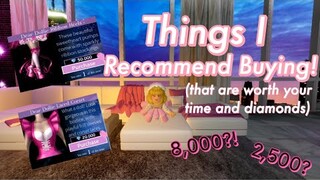 Things I Recommend Buying in Royale High (that are worth your time and diamonds)