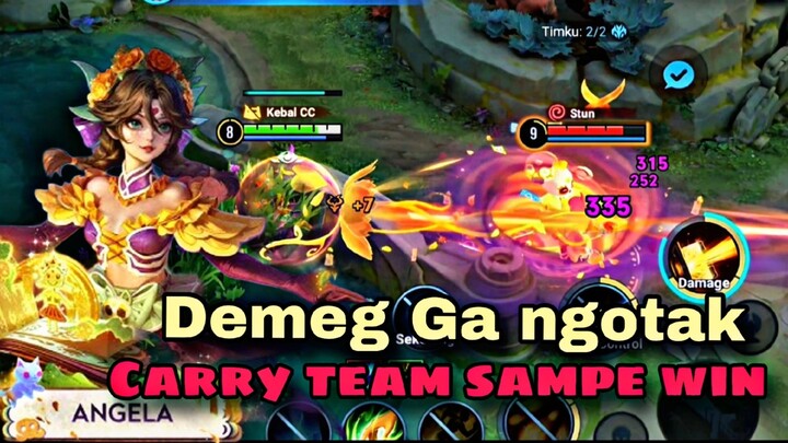 Angela mode carry team😝