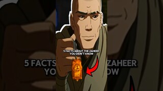 5 facts about zaheer you did not know #avatarthelastairbender #avatar