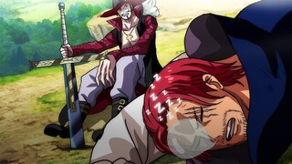 Shanks Reveals When He Was Defeated by Mihawk for the First Time - One Piece