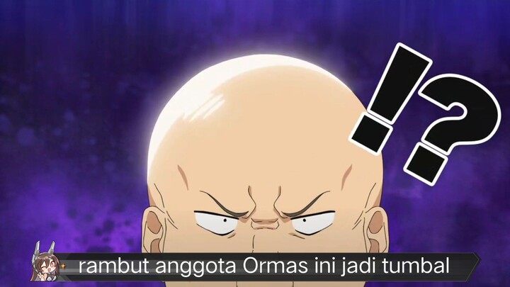 #KompetisiKreasiUnggahan3 , numbalin rambut anggota ormas ini demi benerin tembok