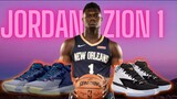 JORDAN ZION 1 | Blue Void, Bright Crimson and Fierce Purple | Black, Metallic Gold and  White