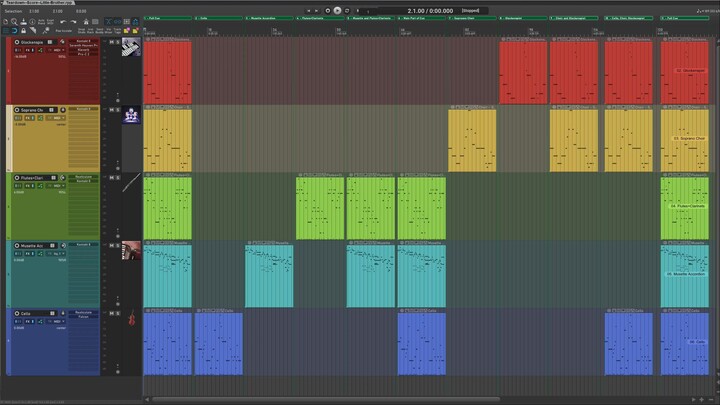 Teardown of Cue 10 - "Little Brother" (Score of aborted Colombian film) [TURN ON CAPTIONS!]
