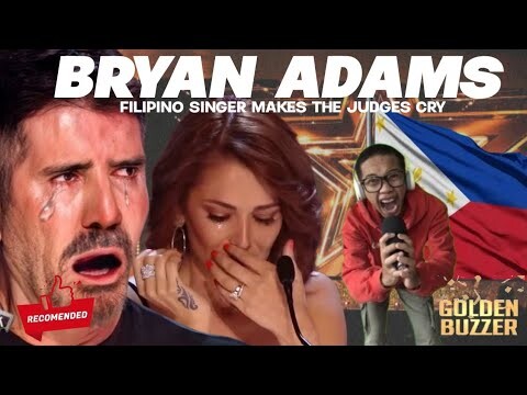 Golden Buzzer : Filipino singers makes the judges cry with song bryan Adams american got talent 2024