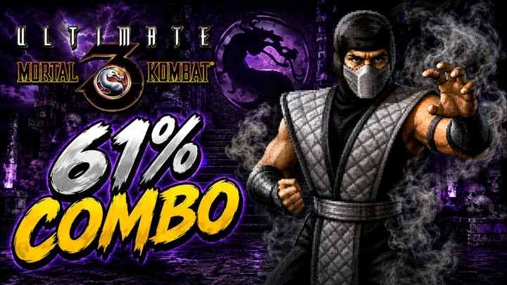 Ultimate Mortal Kombat 3 Human Smoke 61% combo