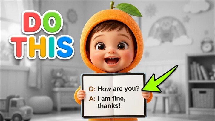 10 Easy English Q&A  Practice Every Day, Speak with Confidence ✨ | 🎀 10个简单英语问答 | 每天练习，自信开口说英语 📖✨