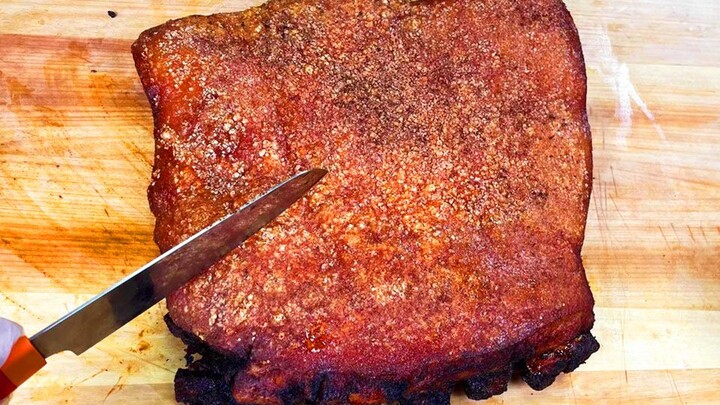 Beli babi 60 kg untuk bikin daging perut renyah! Hidangan karyawan yang sederhana dan mudah!