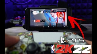 NBA 2K22 PS5 on IPHONE