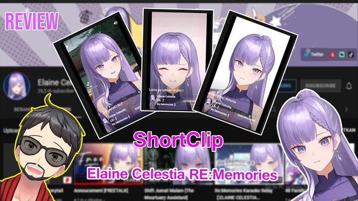 Review Video Shortclip Vtuber Elaine Celestia