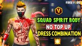 Squad Spirit Body Free Dress Combination 🔥 Bomb Squad 5v5 New Event Freefire 🤩 Best No Top Up Bundle