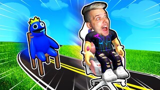 ŚCIGAM SIĘ NA KRZESŁACH Z RAINBOW FRIENDS i NIE TYLKO! w ROBLOX - CHAIR RACING 🏁