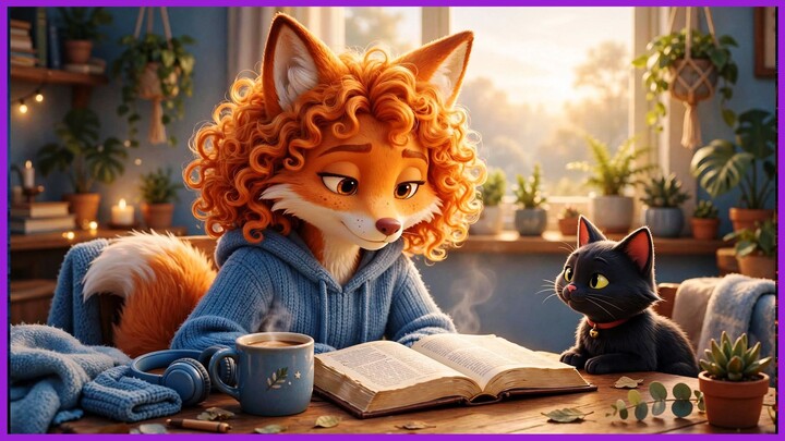 ☕ Cozy Blues Lofi Morning  Christian Music for Coffee, Reading and Reflection