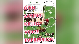 Reply to  i did try my best 🤣🙈 hunterhunter gon voiceimpressions