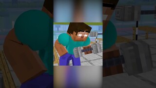 Monster School : Herobrine became Strongest Man - Minecraft Animation #shorts #minecraft #viral
