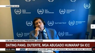 DATING PANG. DUTERTE PINAYAGANG HUMARAP SA ICC VIA VIDEO LINK