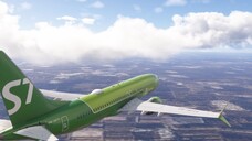 Boeing 737 Max 8 aircraft flight in Microsoft Flight Simulator 2024