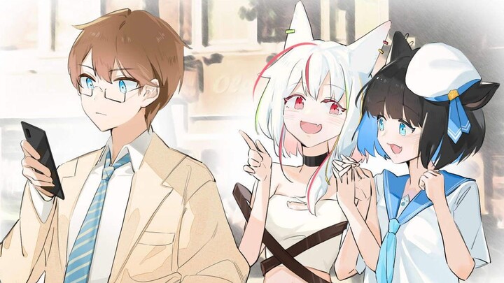 Japanese energetic girl vs. Japanese quiet girl vs. Chinese chatty otaku [Miscellaneous]
