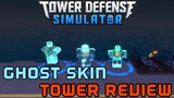 Spooky Ghost Skin Review | Tower Defense Simulator | ROBLOX