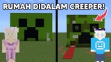 Aku & @AKUDAP Membuat Rumah Didalam Kepala Creeper! AWAS MELEDAK! - Minecraft Build Battle Indonesia