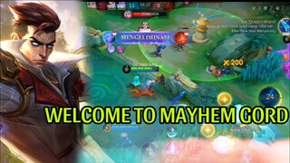 WELCOME TO MAYHEM GORD:)