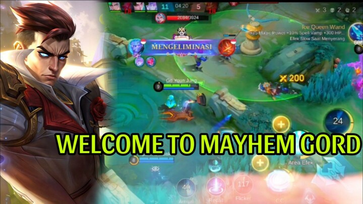 WELCOME TO MAYHEM GORD:)