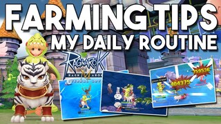 DAILY FARMING/GRINDING TIPS (MY UPDATED DAILY ROUTINE) - RAGNAROK MOBILE