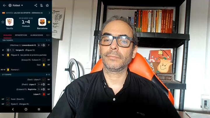 El Barça golea al Sevilla y se pone a 2 puntos del liderato