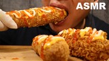 ASMR EATING KOREAN MOZZARELLA CHEESE CORNDOG