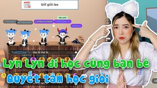 Lyn Lyn Thử Rủ Bạn Bè Đi Học Chung - Quyết Tâm Học Giỏi Trong Play Together I Linh Barbie
